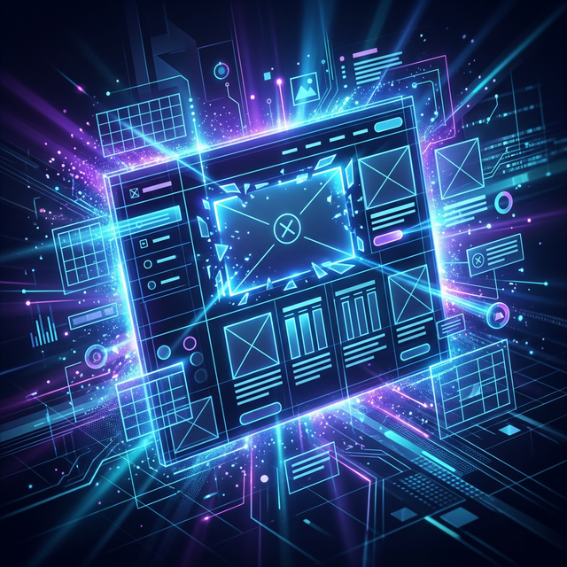 Hero section wireframing