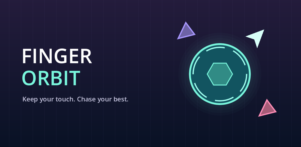 Finger Orbit neon arcade game artwork